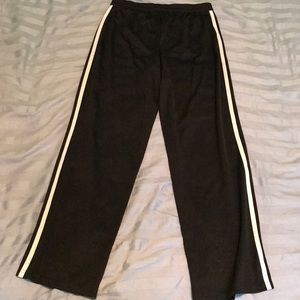 Black athletic sweats